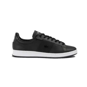 LACOSTE 7-45SMA0046312 CARNABY PRO GGR MN'S (Medium) Black/White Leather & Synthetic Lifestyle Shoes French Ease