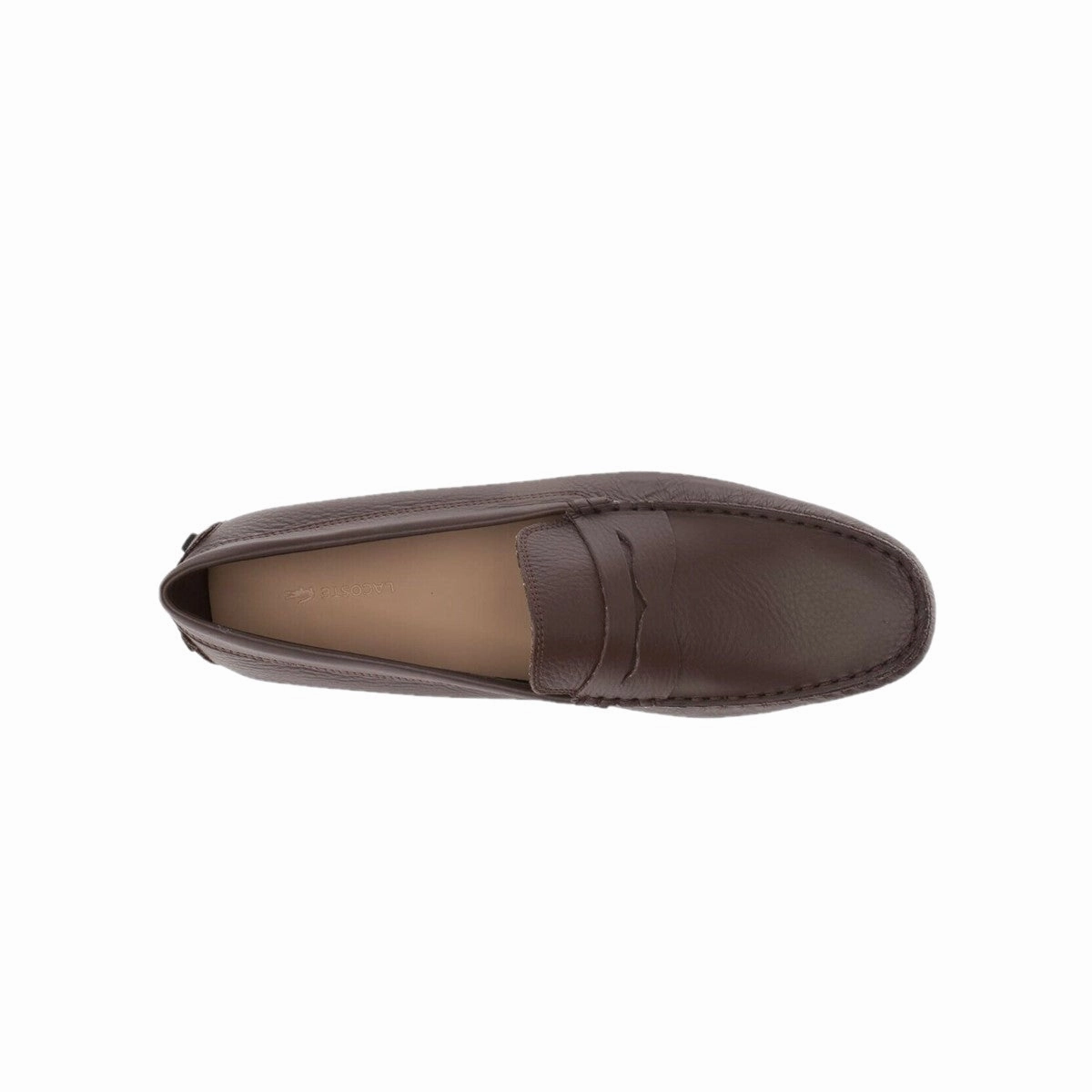Bright Jog LACOSTE 7-35CAM011811I CONCOURS 118 MN'S (Medium) Brown/Black Leather Lifestyle Loafers
