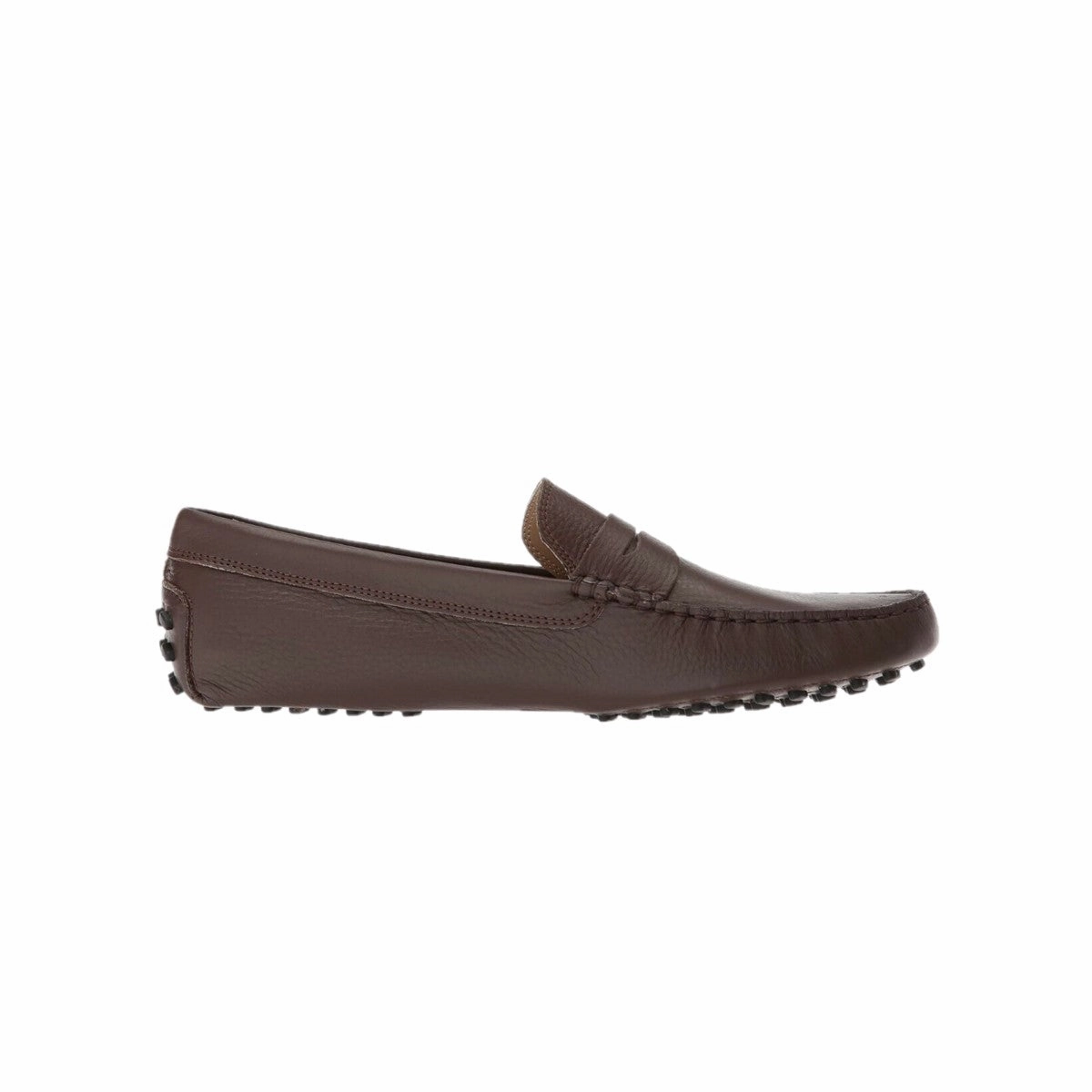 LACOSTE 7-35CAM011811I CONCOURS 118 MN'S (Medium) Brown/Black Leather Lifestyle Loafers Travel Mood Sun Step