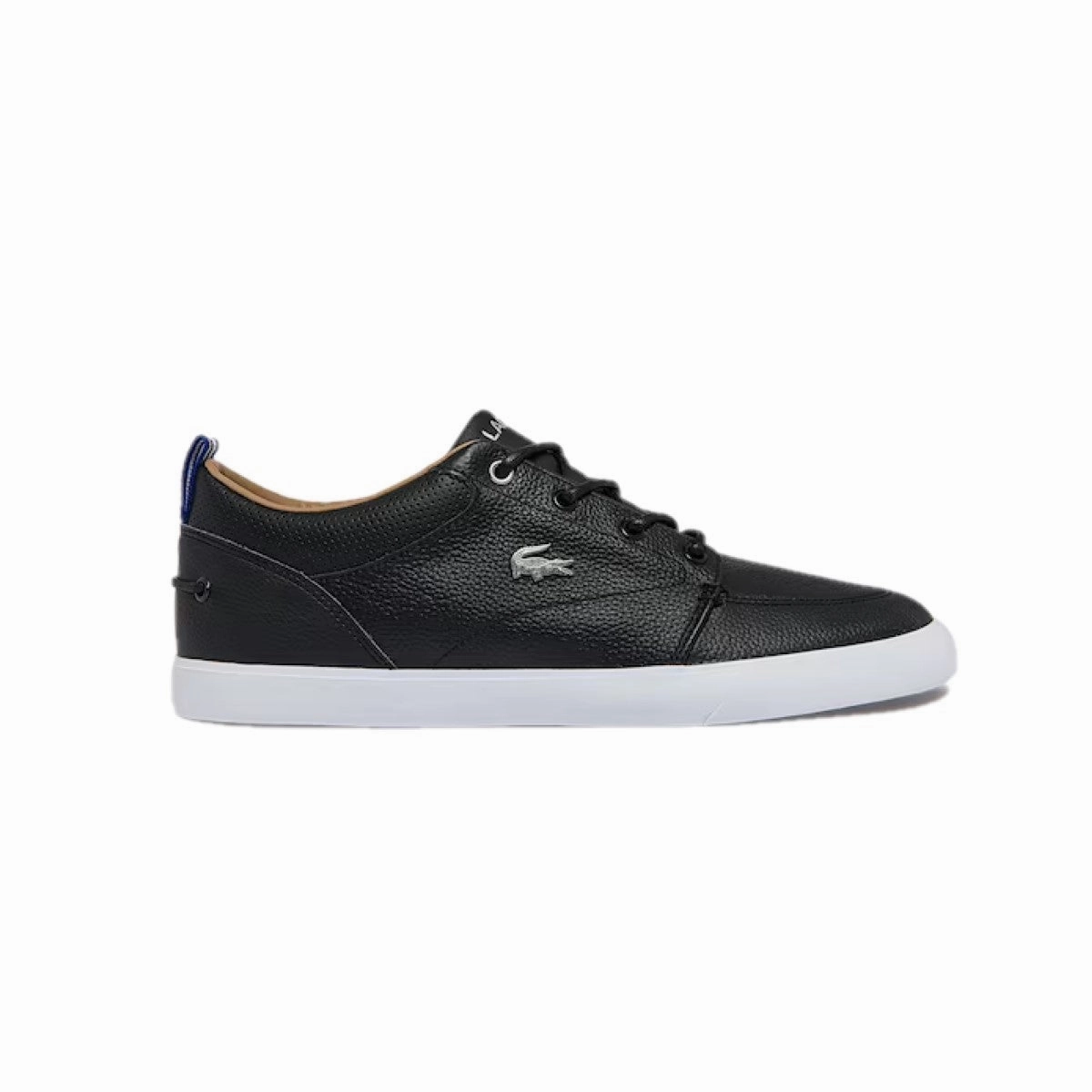 LACOSTE 7-37CMA0073312 BAYLISS 119 1 MN'S (Medium) Black/White Leather & Synthetic Lifestyle Shoes Tide Jog Autumn Ready