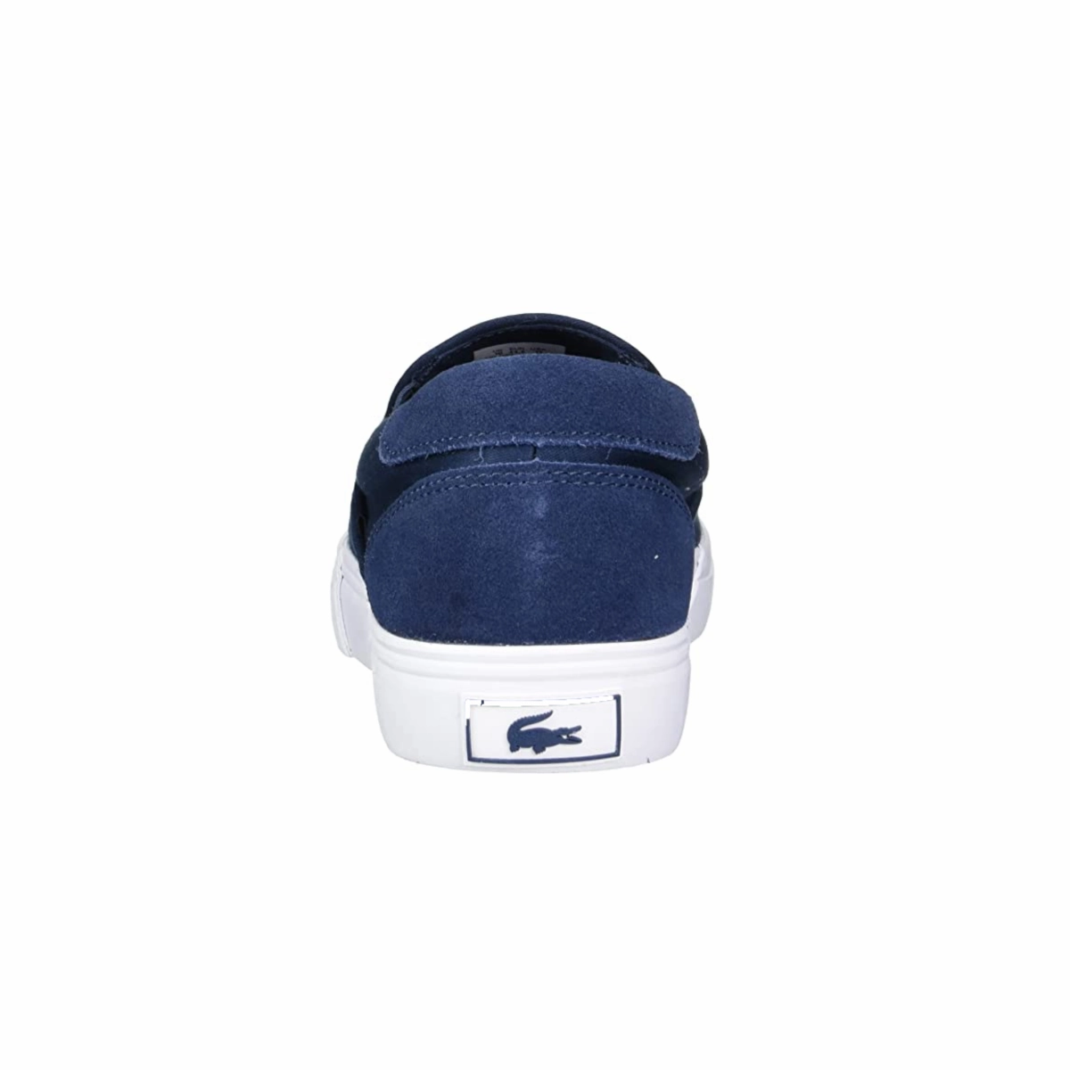 LACOSTE 7-43CMA0045092 JUMP SERVE SLIP MN'S (Medium) Navy/White Canvas Lifestyle Shoes Brave Walk