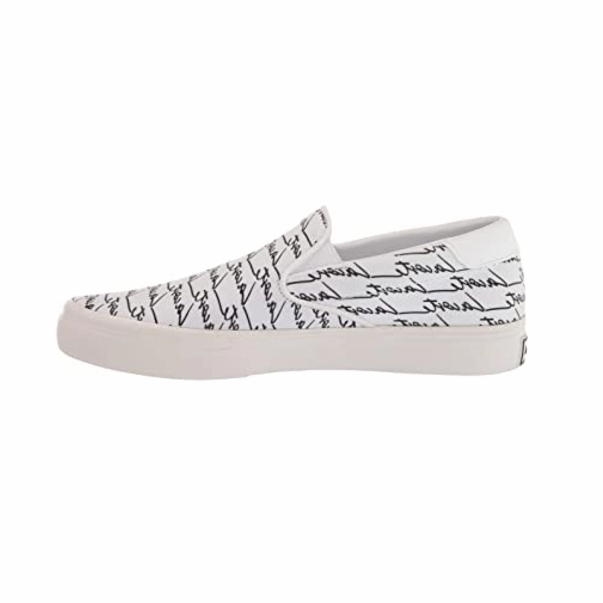 LACOSTE 7-43CMA0050147 JUMP SERVE SLIP MN'S (Medium) White/Black Canvas Lifestyle Shoes Synthetic Padded
