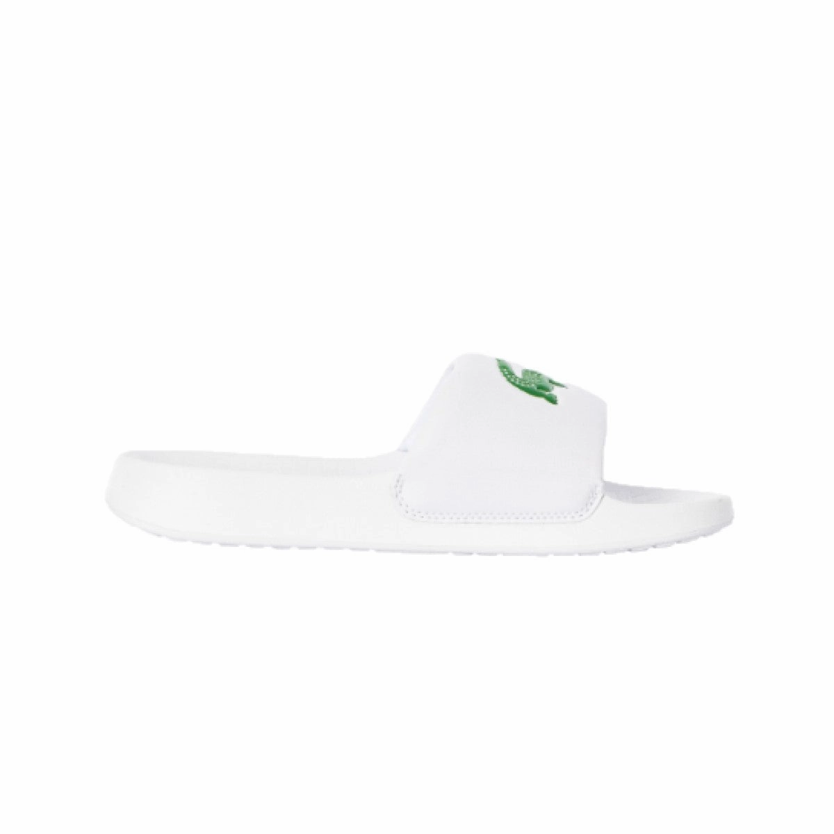 LACOSTE 7-45CMA0002082 CROCO 1.0 MN'S (Medium) White/Green Synthetic Sandals Balance Fit