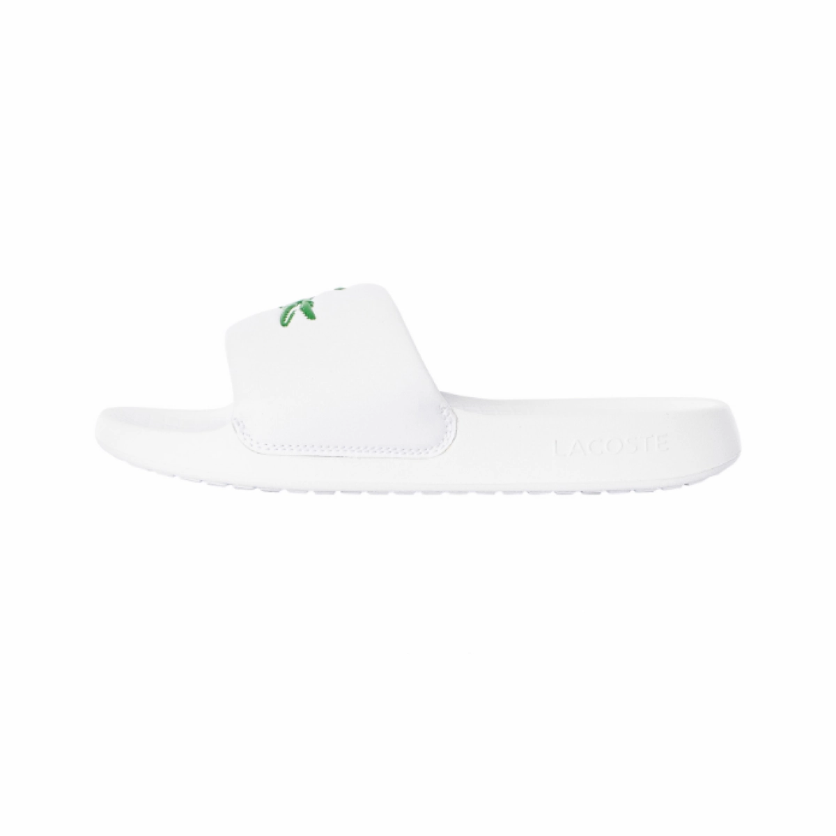LACOSTE 7-45CMA0002082 CROCO 1.0 MN'S (Medium) White/Green Synthetic Sandals Soul Walk