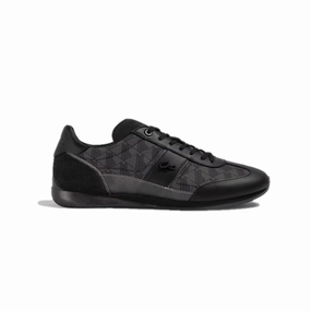 LACOSTE 7-45CMA0013231 ANGULAR JQ MN'S (Medium) Black/Grey Textile, Leather & Synthetic Lifestyle Shoes Premium cushioning High-Performance Fit