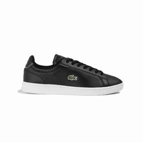 LACOSTE 7-45SMA0110312 CARNABY PRO BL2 MN'S (Medium) Black/White Leather & Synthetic Lifestyle Shoes French Soft