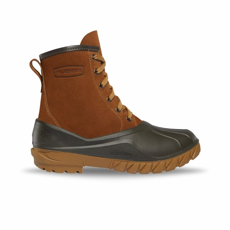 Lacrosse Women's Aero Timber Top 8" - Clay Brown Best Comfortable Steel Toe Work Boots
