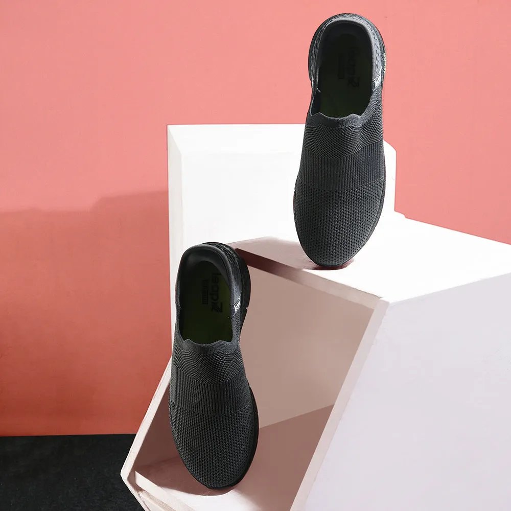 Nike Lightweight Training Shoes Leap7x By Liberty Men EAZY-M Grey Sports Non Lacing Shoes