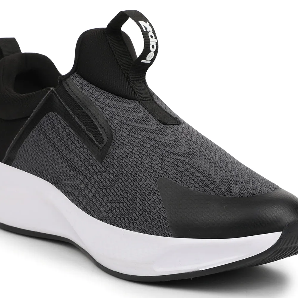 Good Cross Trainer Shoes Leap7x Sports Dark Grey Walking Shoes For Mens REACTIVE-2 By Liberty