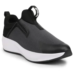 Best Running Shoes For Daily Training Leap7x Sports Dark Grey Walking Shoes For Mens REACTIVE-2 By Liberty