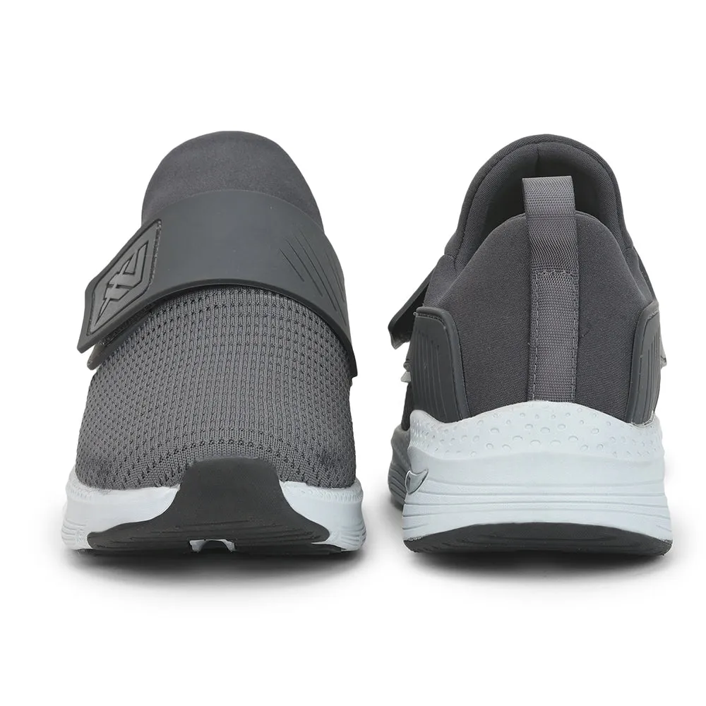 Leap7x Sports Non Lacing Shoe For Men ( Grey ) PRIME By Liberty Nike Flex Adapt Training Shoes
