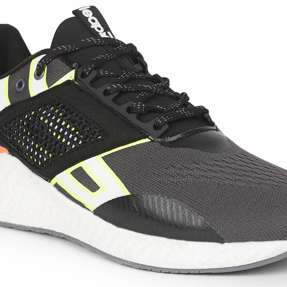 Leap7x Lacing Sports Shoes For Men (D.Grey) 701 By Liberty Best Nike Running Training Shoes