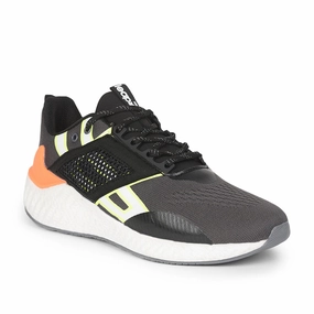 Leap7x Lacing Sports Shoes For Men (D.Grey) 701 By Liberty Best Marathon Training Shoes