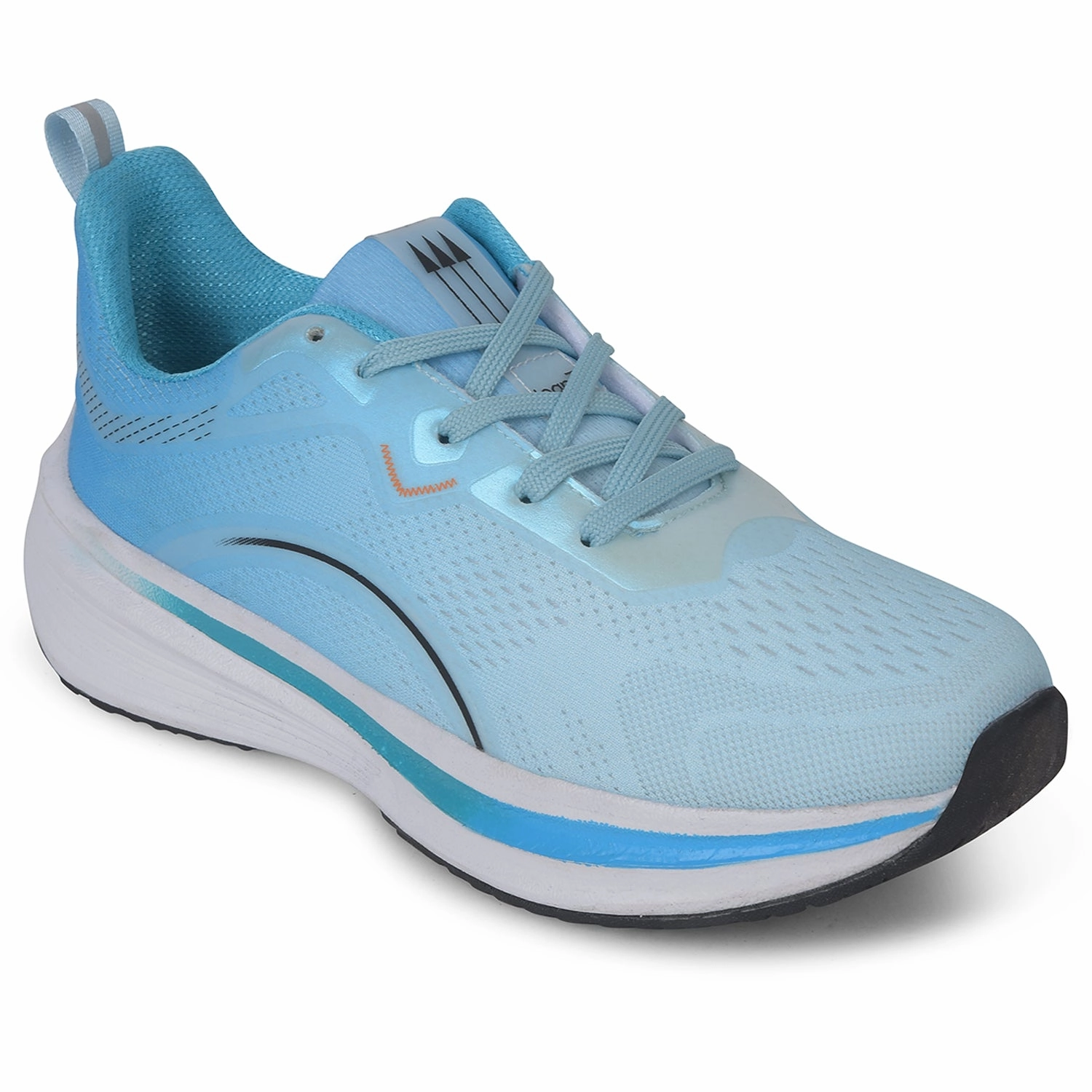 Mike Trout Training Shoes Leap7x Sky Blue Sports Lacing Running Shoes For Men PACIFIC-1E By Liberty