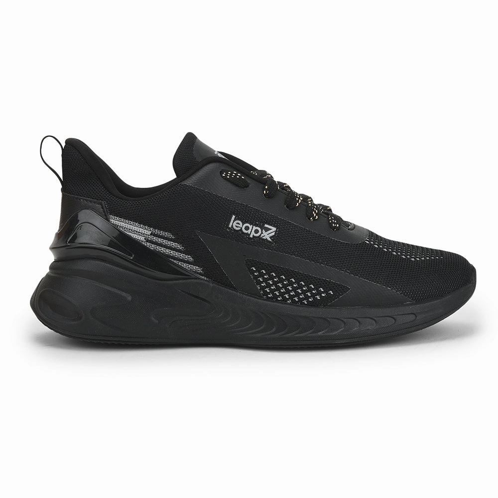 Leap7x Sports Lacing Shoe For Men ( Black ) REVOLVE By Liberty Rad One Training Shoes