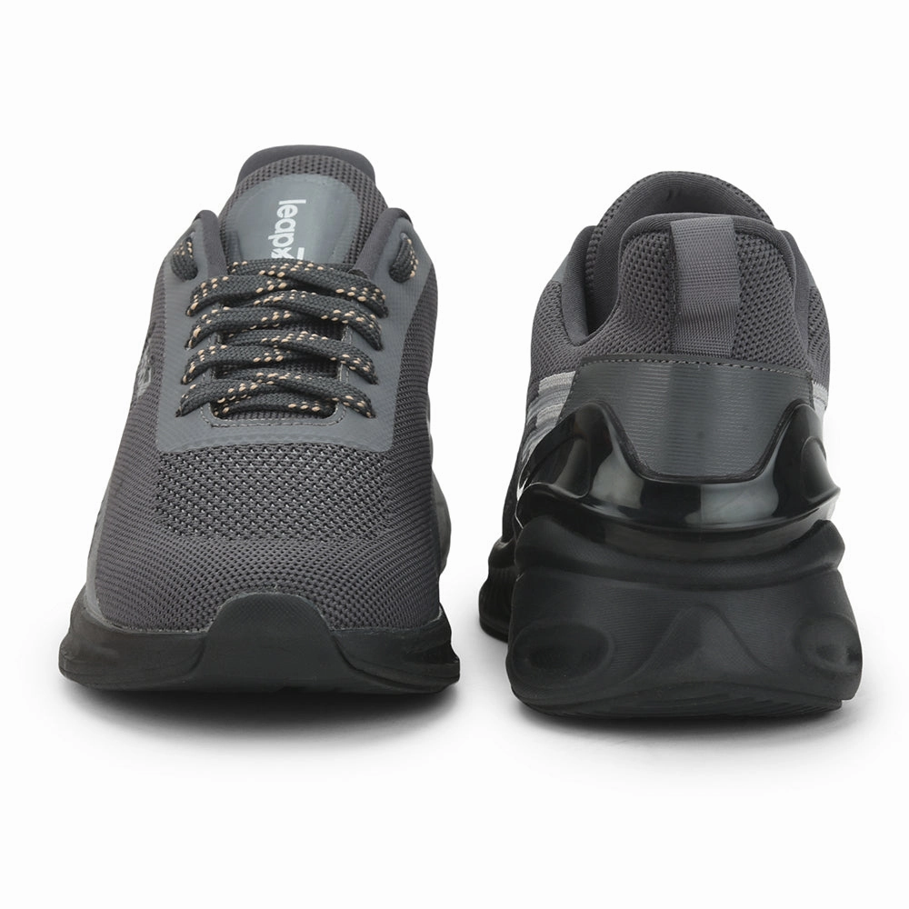 Leap7x Sports Lacing Shoe For Men ( Grey ) REVOLVE By Liberty Shoes Hybrid Training