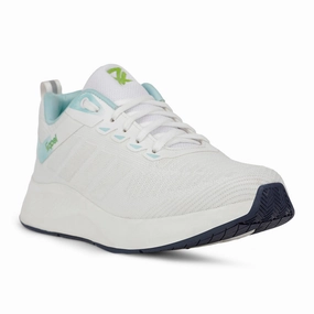 Leap7x Sports White Running Shoes For Mens ROBIN-2E By Liberty Cushioned Cross Training Shoes