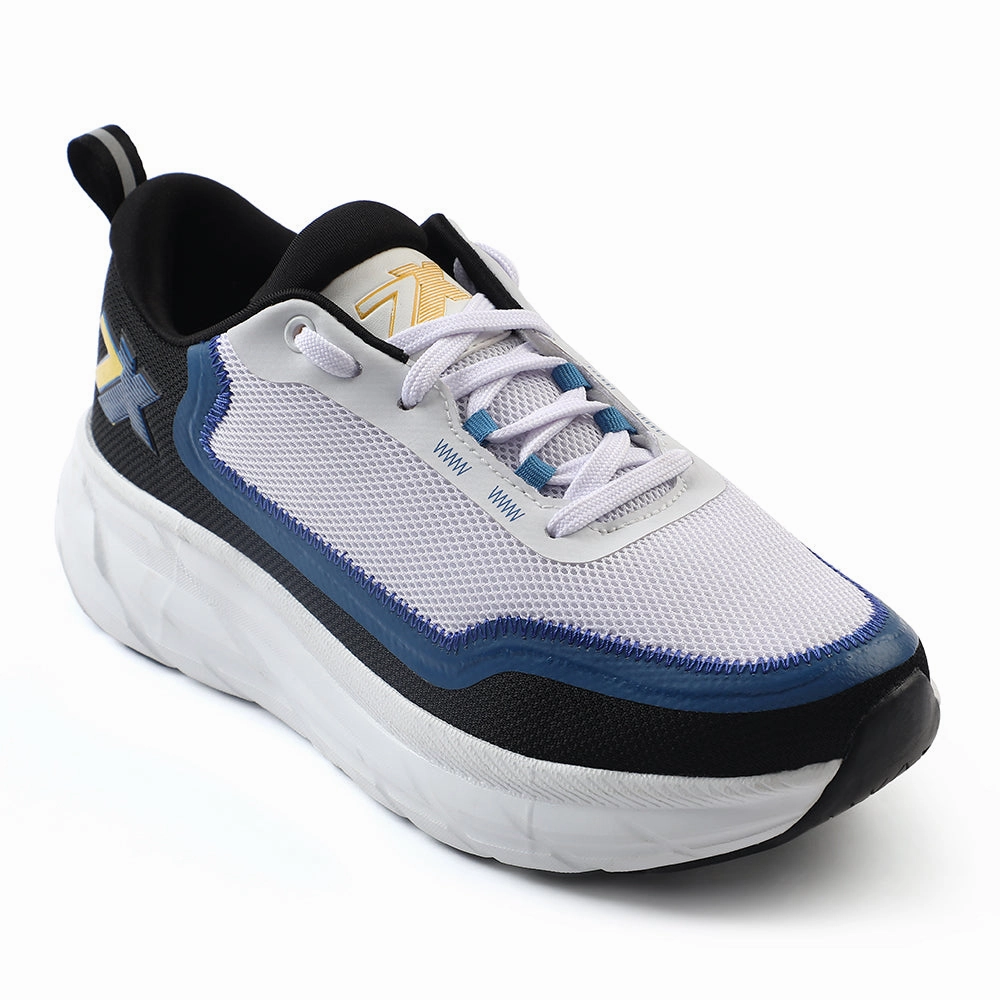 Nike Mc Trainer Shoes Leap7x White Sports Lacing Running Shoes For Men ROBUST-3E By Liberty