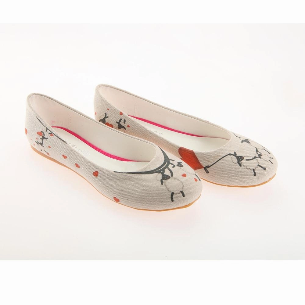 Sheep Love Ballerinas Shoes 1119 Daily Chill Marathon Fit