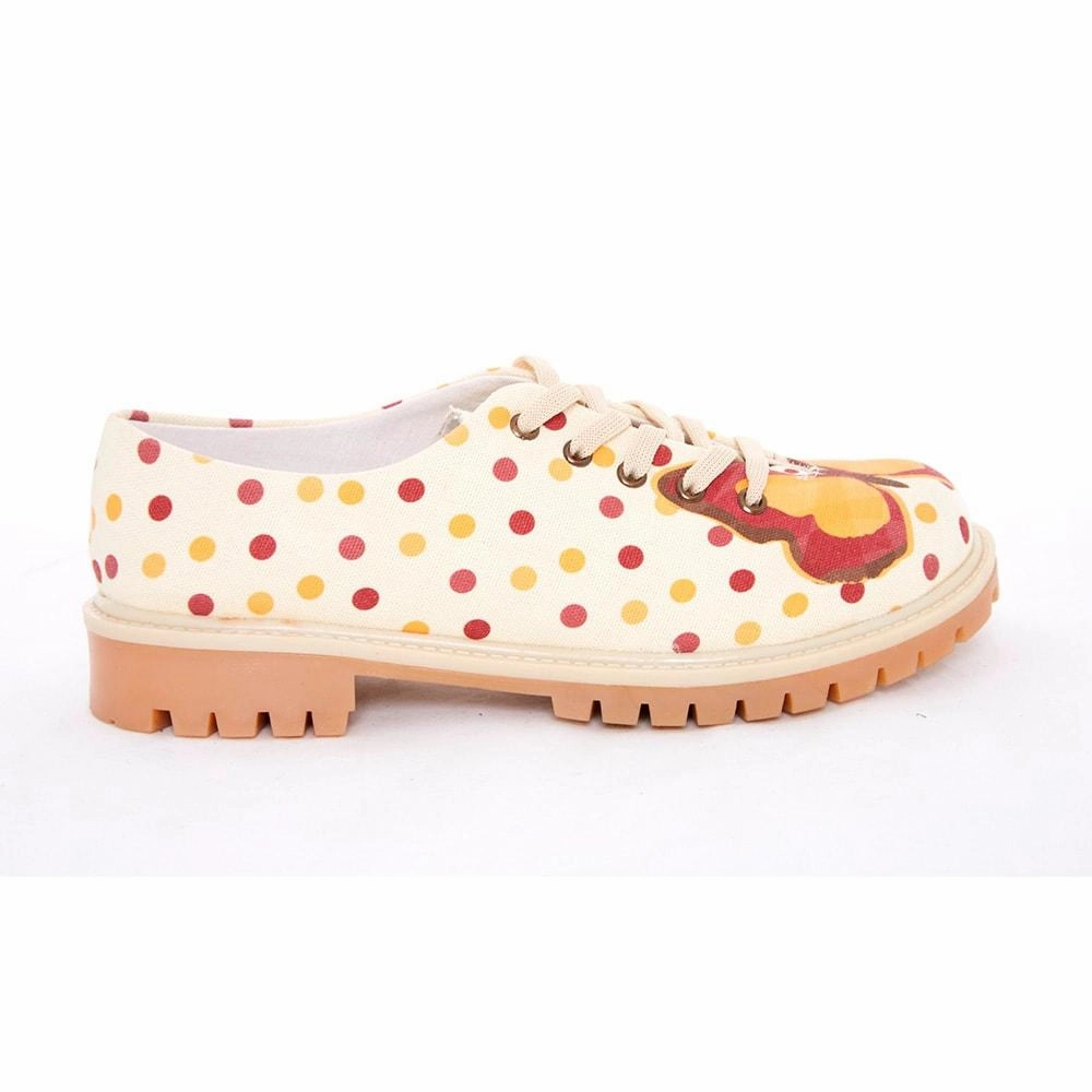 forest walk Butterfly and Dots Oxford Shoes TMK5503