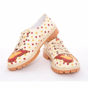 Butterfly and Dots Oxford Shoes TMK5503 All Comfort