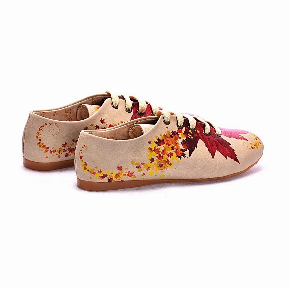 Snow Warm Leaves Ballerinas Shoes SLV028