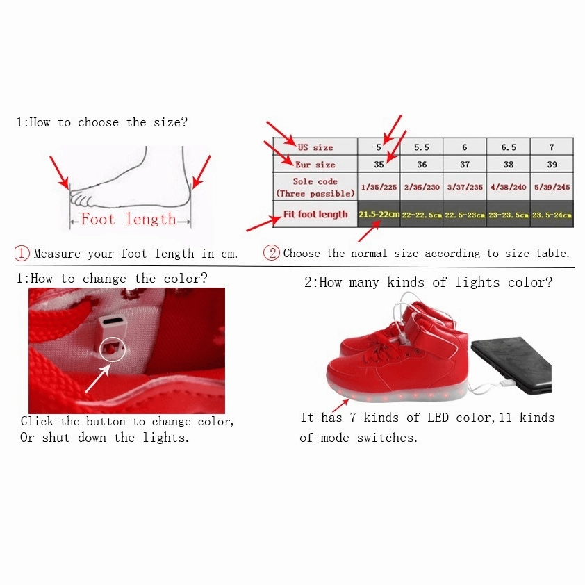 LED Light Up Supernova Shoes Shoes Similar To Asics Gel Nimbus 25