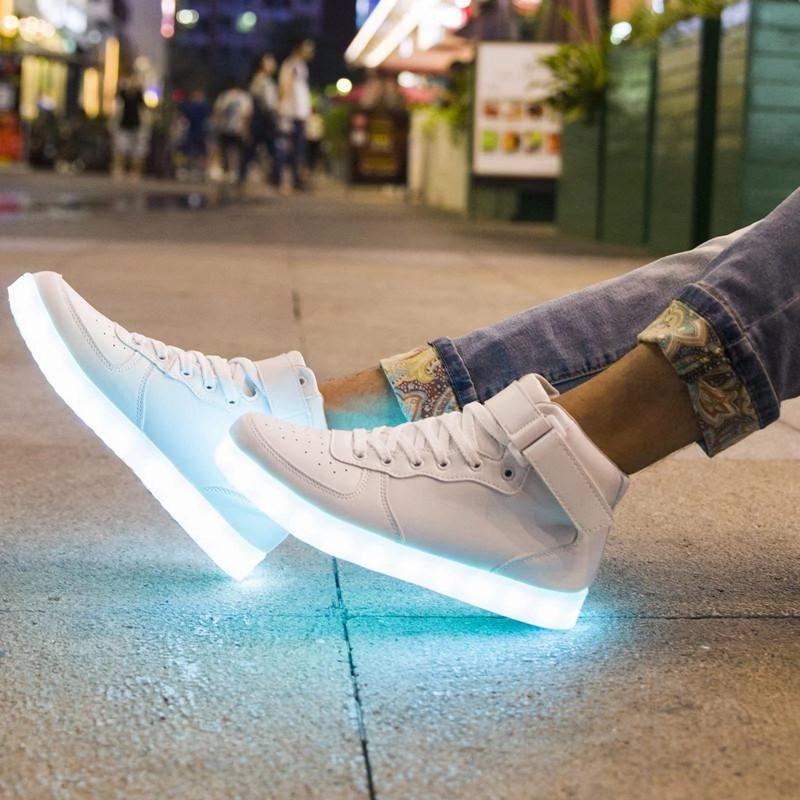 LED Light Up Supernova Shoes Asics Volleyball Shoes Gel Rocket 7