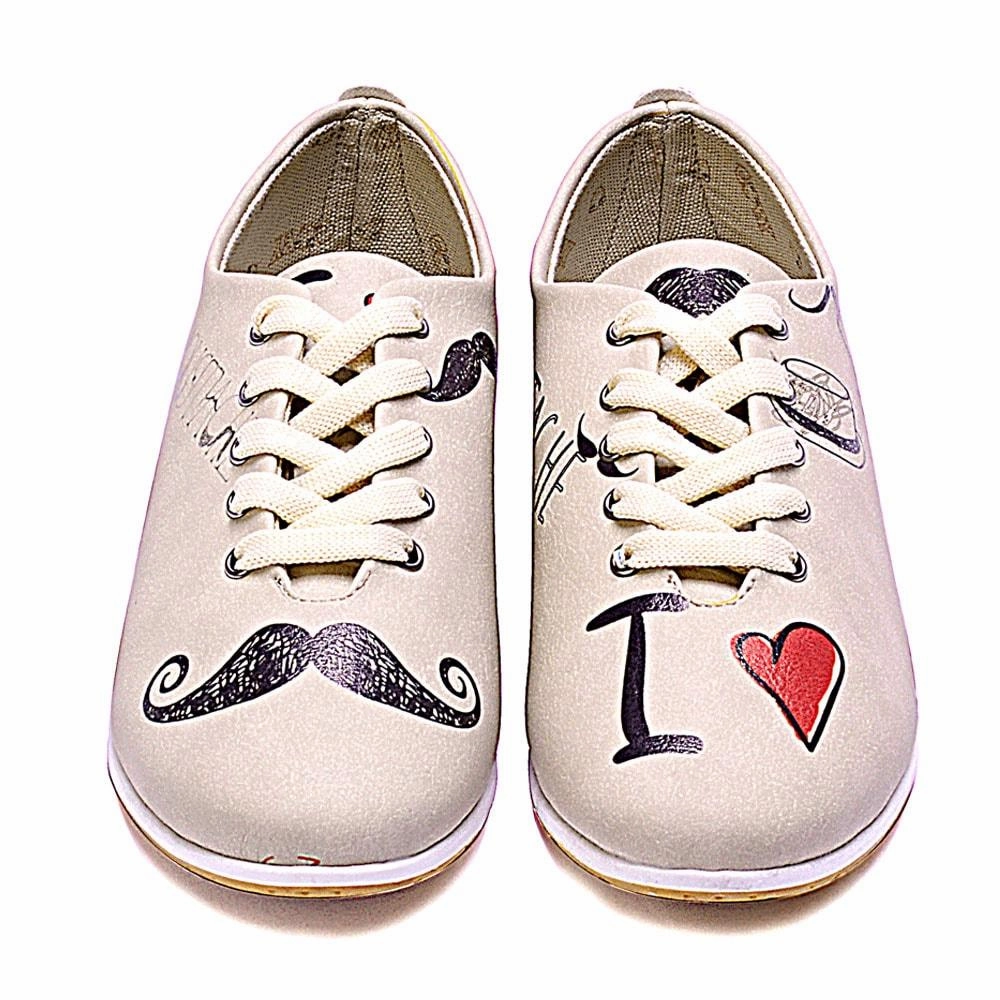Chic Fit Les Moustache Ballerinas Shoes SLV183