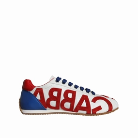 Dolce & Gabbana Multicolor Leather Logo Casual Sneakers Shoes Sneakers That Add Height