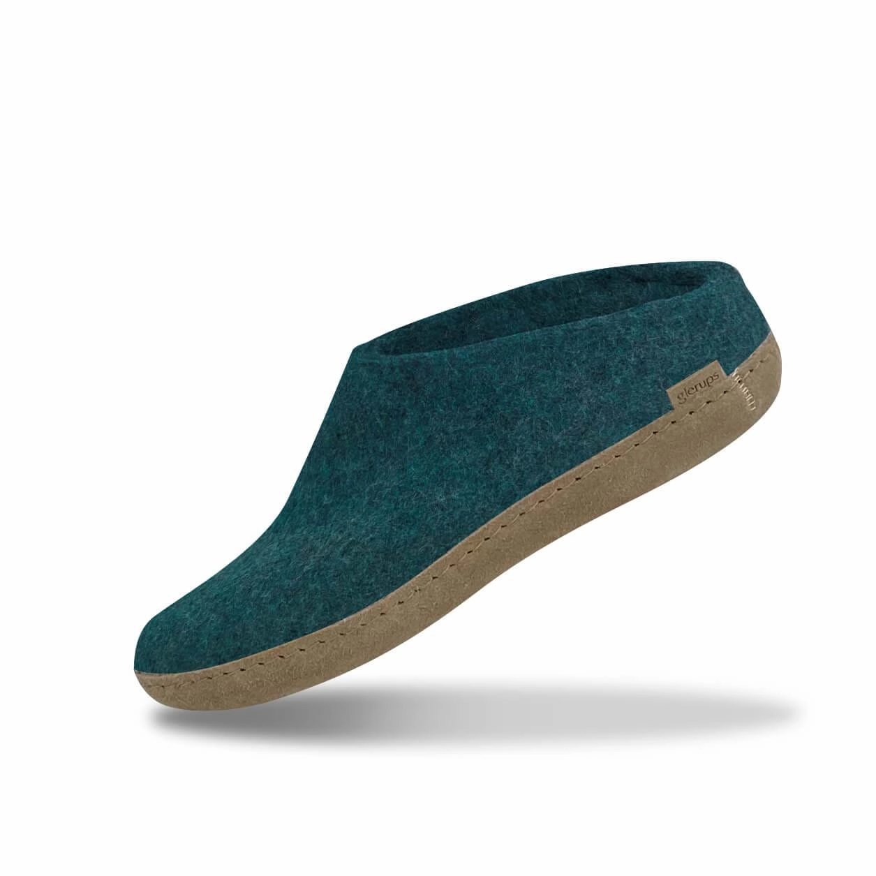 Slip-on with leather sole - Petrol Slip On Fit Comfy Ready Slip