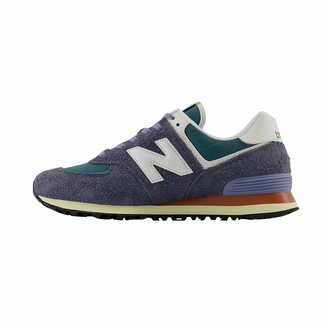 Practical Use NEW BALANCE U574WBG 574 MN'S (Medium) Dark Artic Grey/Sea Salt Suede & Mesh Lifestyle Shoes