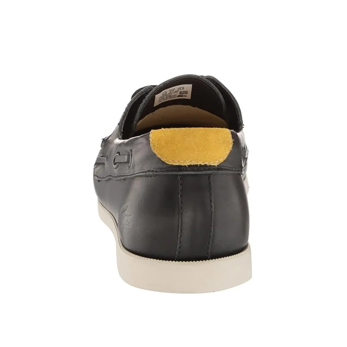 LACOSTE 7-45CMA0007454 CASPIAN 123 MN'S (Medium) Black/Off White Leather Lifestyle Shoes Comfort Walk