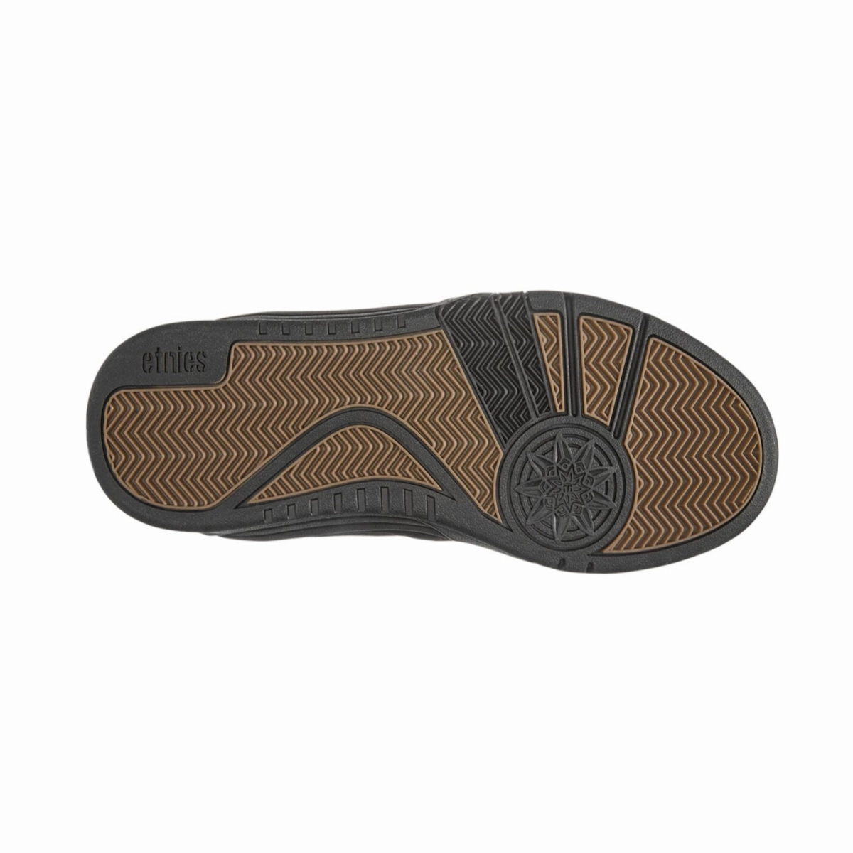 Day-Long Wear ETNIES 4102000147 003 ESTRELLA MN'S (Medium) Black/Black Suede & Synthetic & Textile Skate Shoes