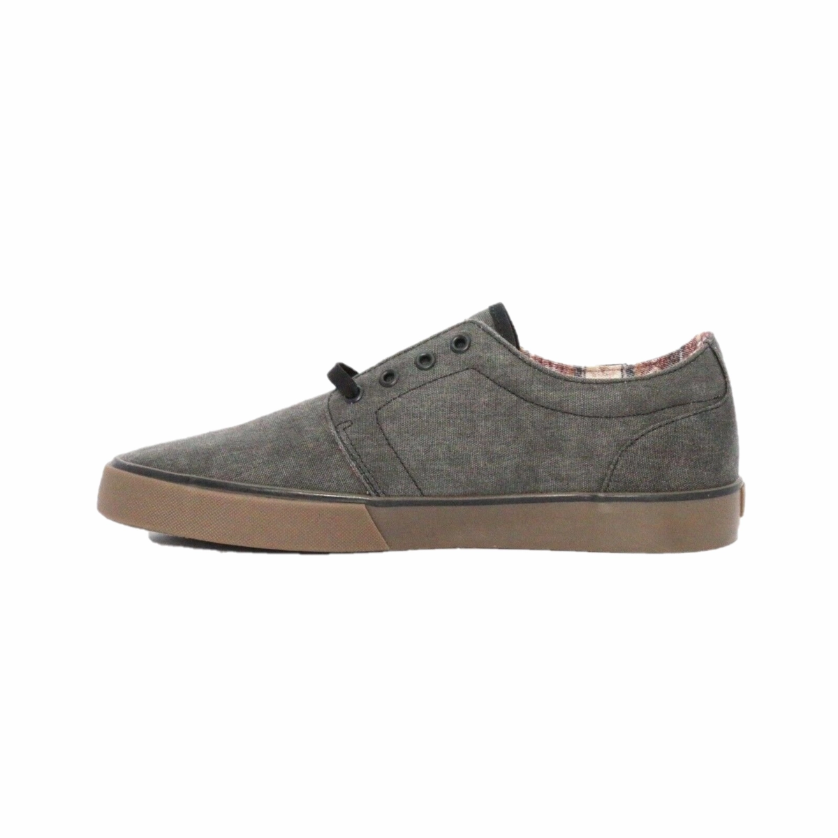 Toe Zone CIRCA 100004-CBK DRIFTER MN'S (Medium) Charcoal/Black Canvas Skate Shoes