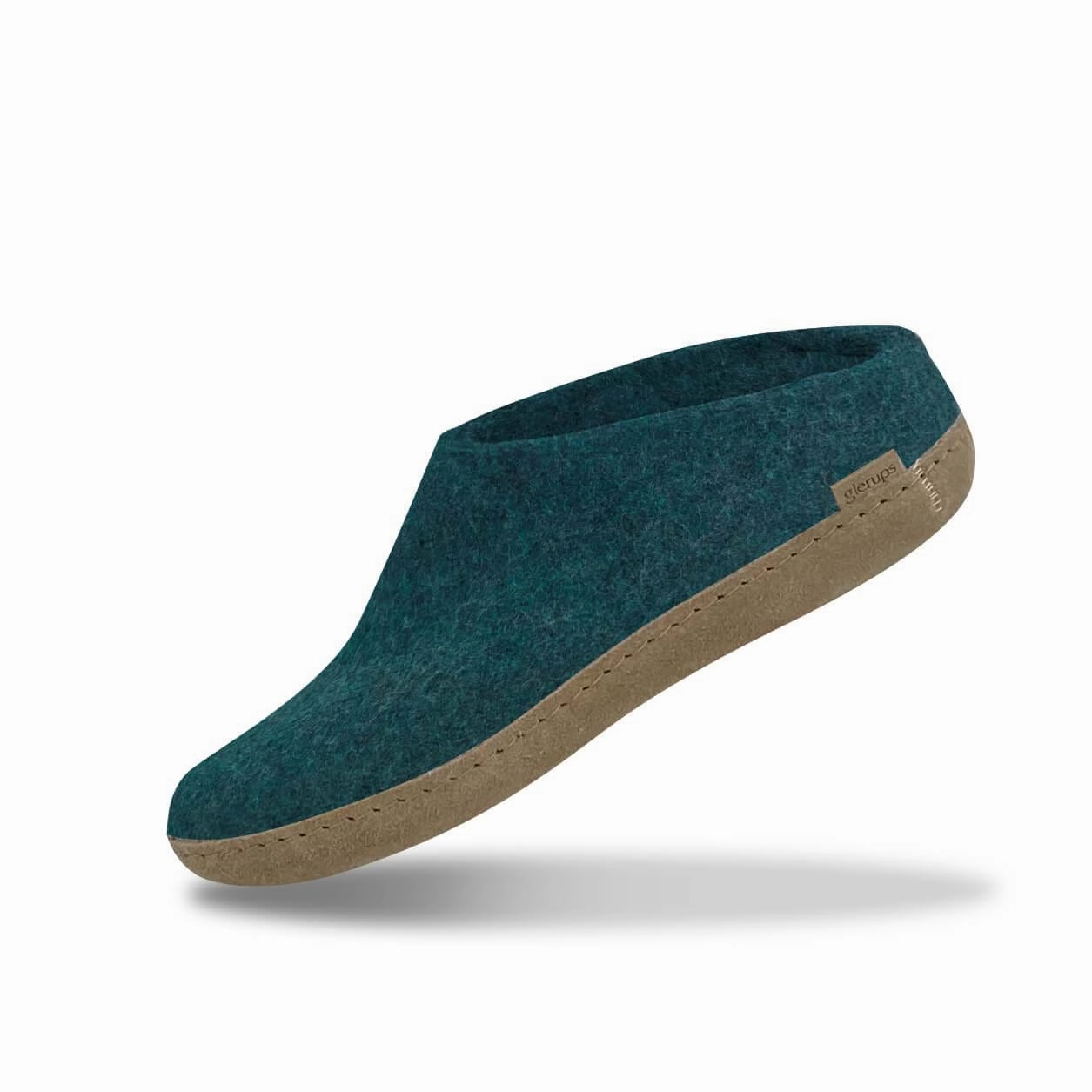 Resistant Cushion Slip-on with leather sole - Petrol