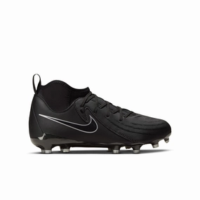 Soccer Cleat Size 8 Nike Junior Phantom Luna II Academy FG/MG Soccer Cleat - Black/Black