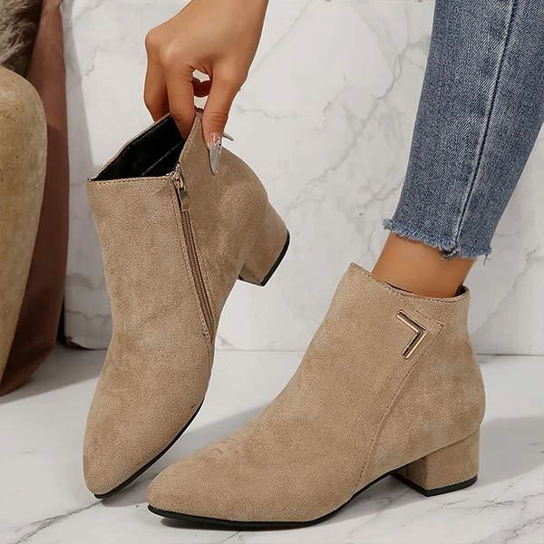 Women's Block Heel Fashion Ankle Boots 28722304C Alexander Wang And Adidas Shoes