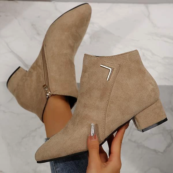 Women's Block Heel Fashion Ankle Boots 28722304C Adidas Solarmotion 24 Lightstrike Golf Shoes