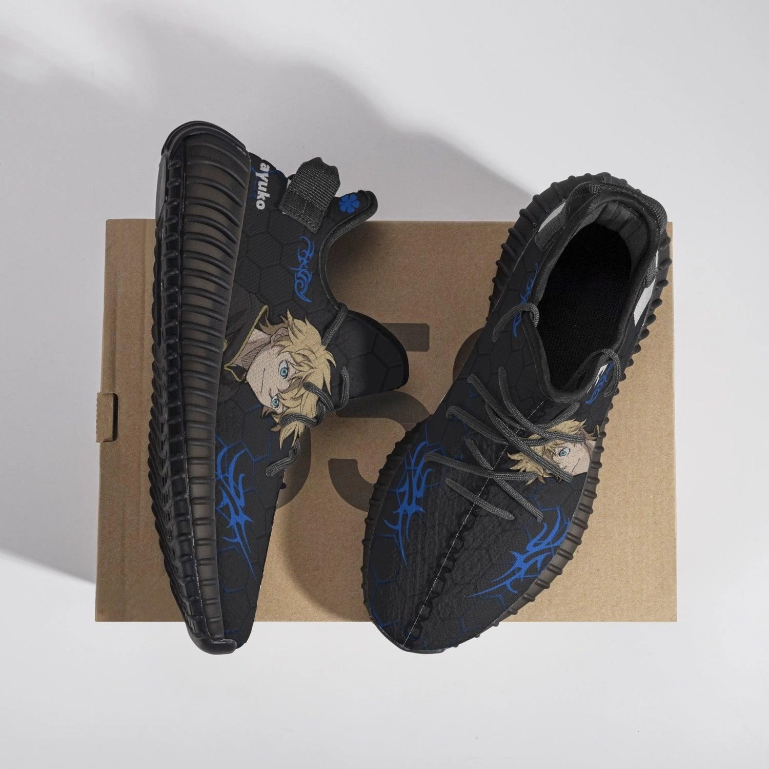 Black Clover Luck Voltia YZ Anime Shoes Asics Gel Torrance Running Shoes T795n