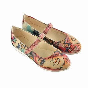 Clean Step Beautiful Face Ballerinas Shoes GOB102