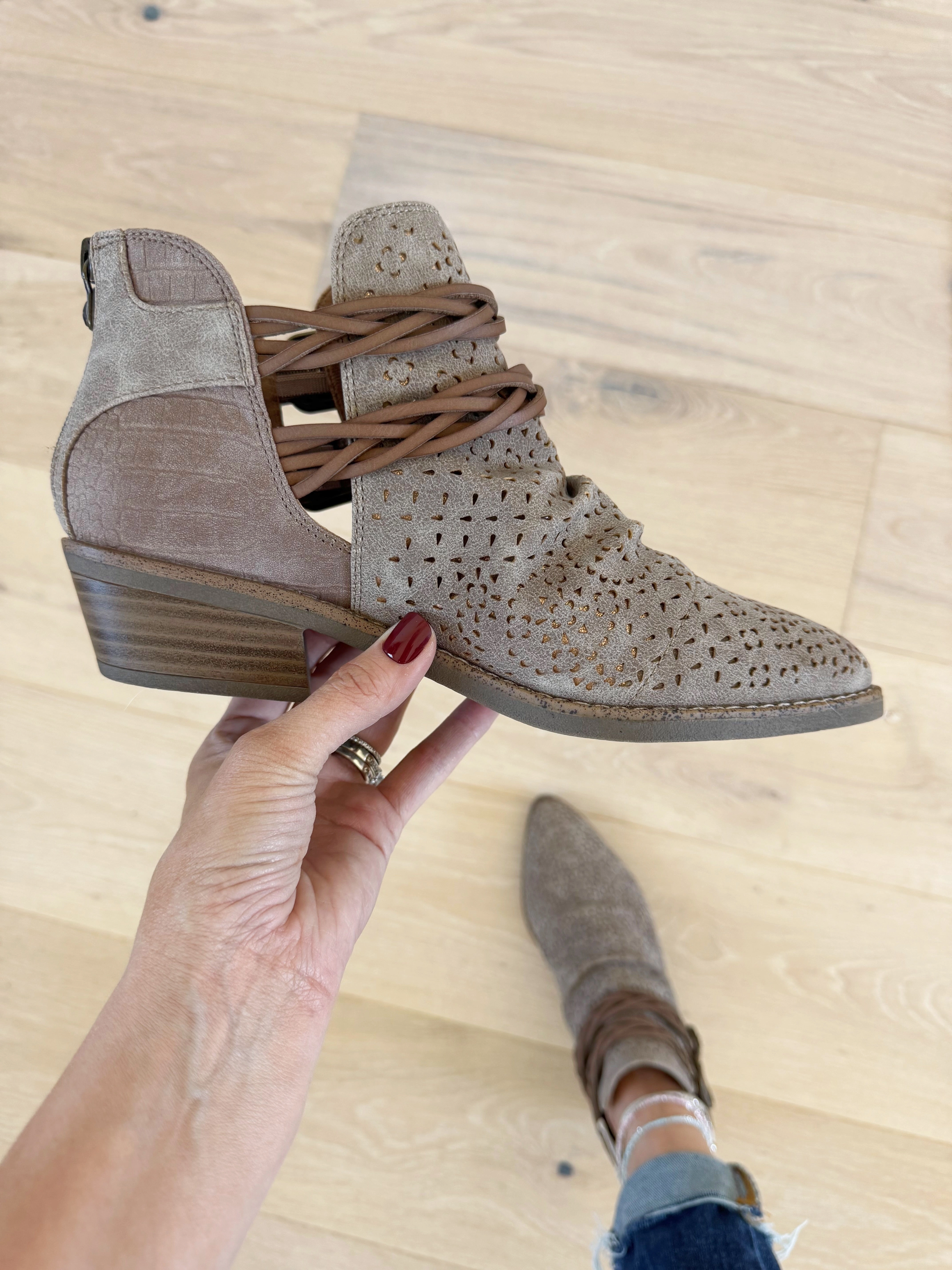 Blowfish Make Time For Me Booties in Sea Mushroom Adidas Shoes For Water