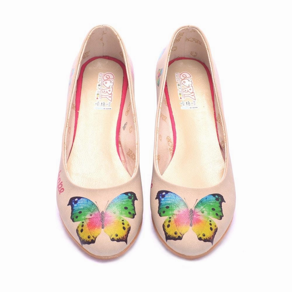 Colorful Butterfly Ballerinas Shoes 2012 Japan Neat