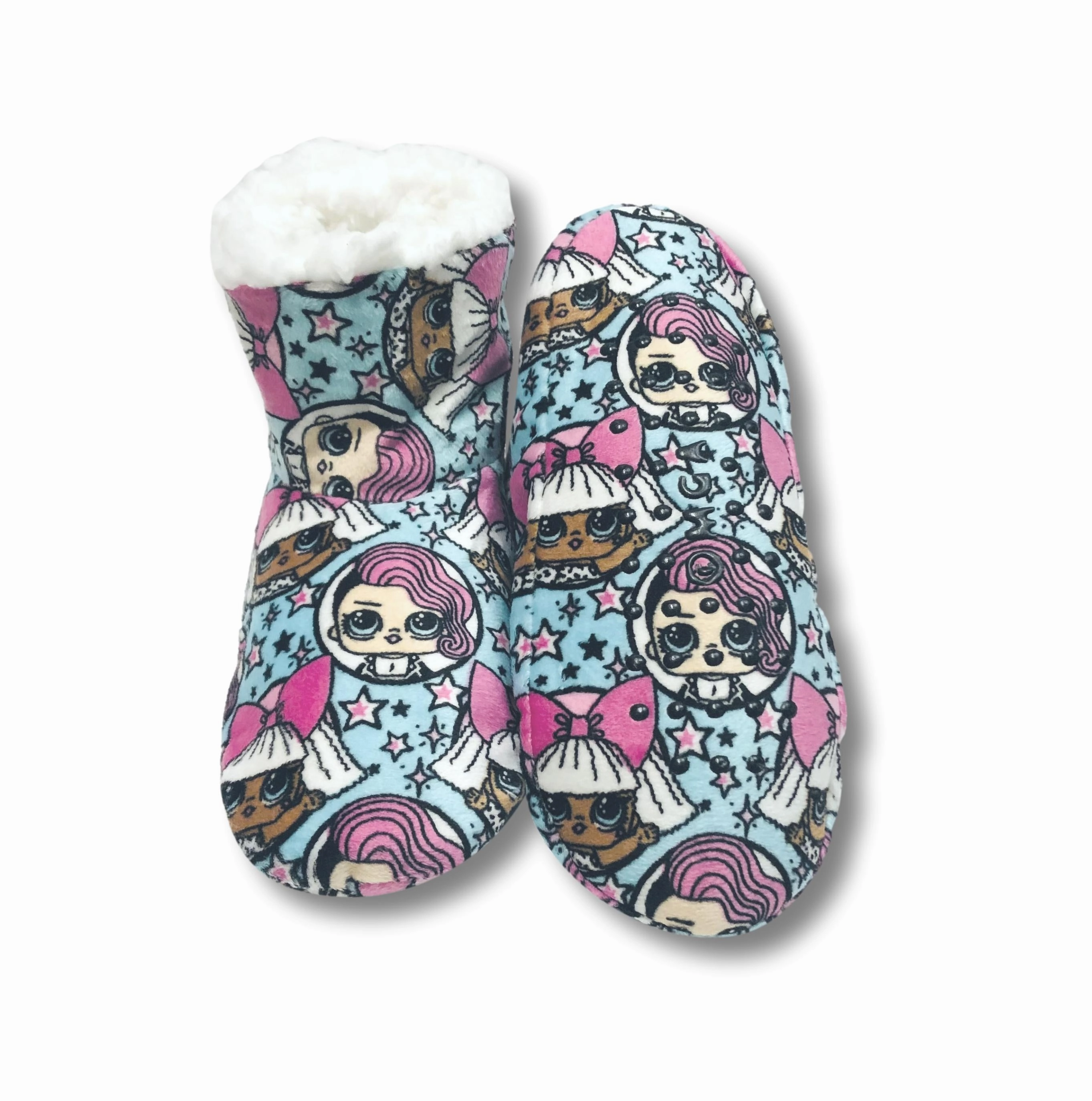 Carnival Slides LOL Dolls Girls Slipper Booties Fuzzy Kids House Shoes