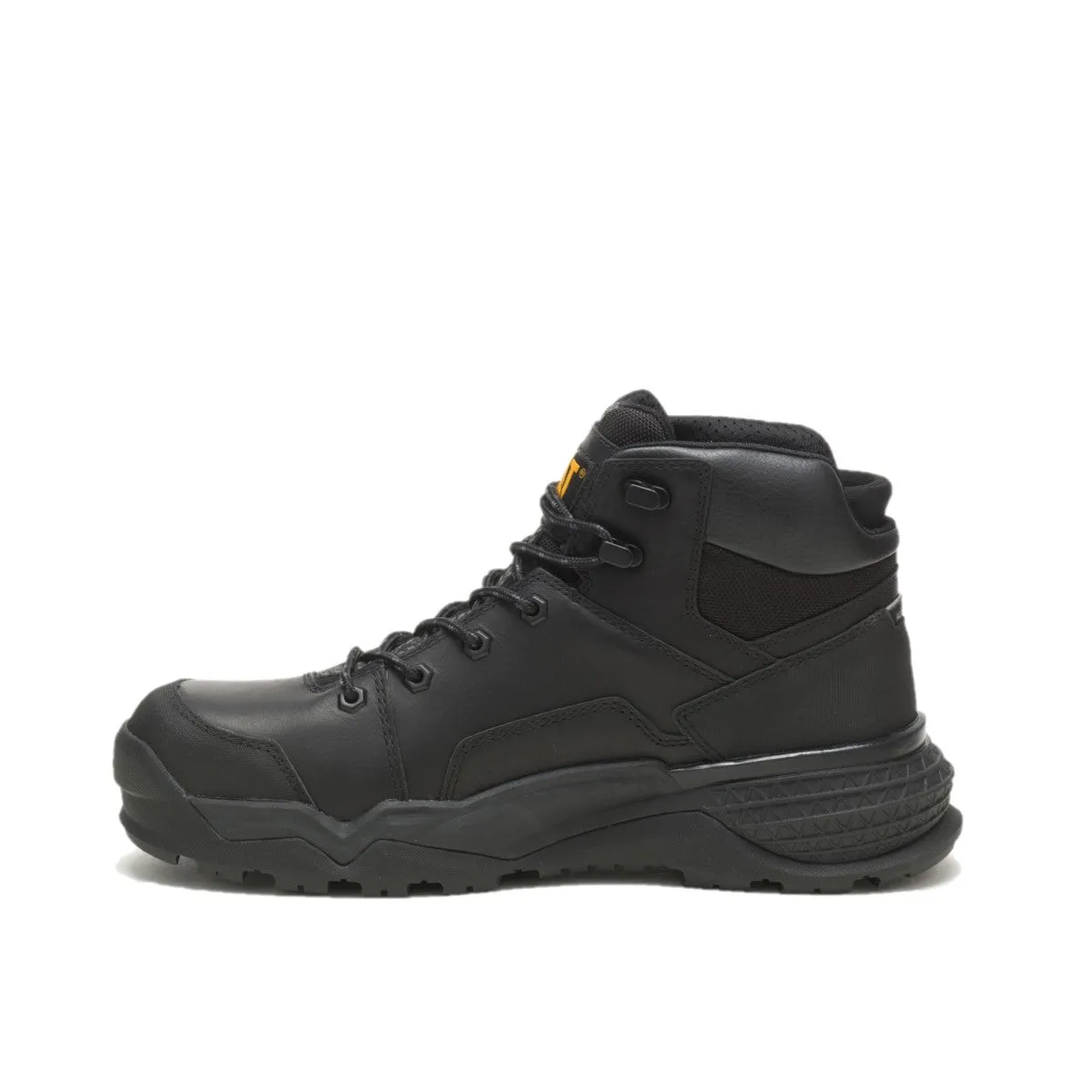 CATERPILLAR P91318-M PROVOKE WP AT MN'S (Medium) Black Leather Work Boots High Safety Standard