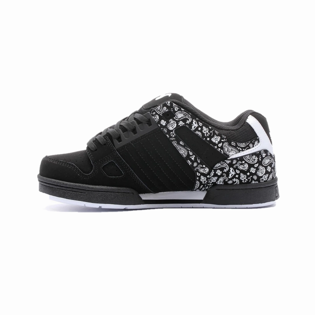 Foot Power DVS F0000233971 CELSIUS MN'S (Medium) Black/White/Black Suede/Leather/Nubuck Skate Shoes