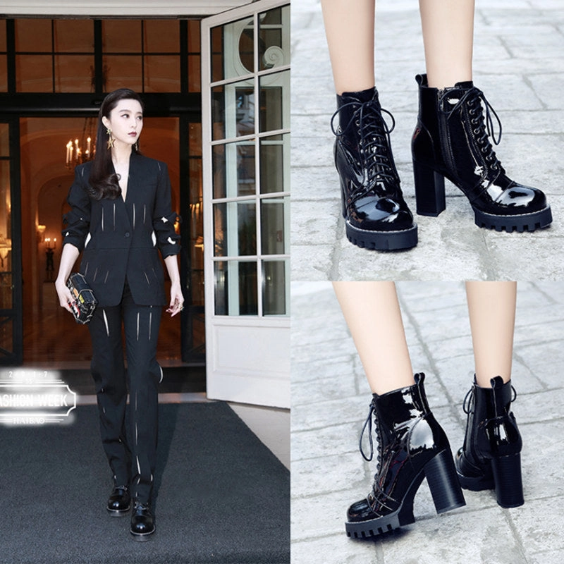 Sorel Hiking Winter Boots Short Boots Women's Spring And Autumn Single Boots Thick-heeled | Brodtica.com