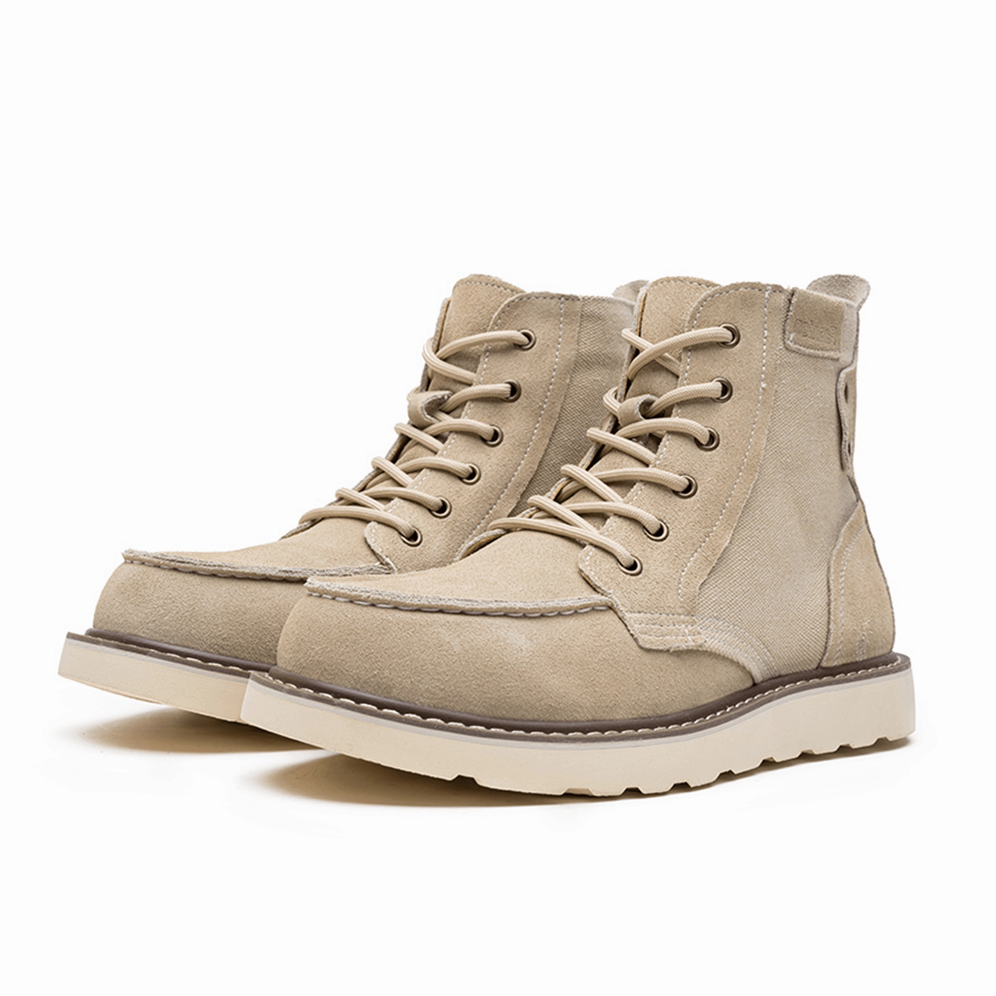 Work Boots In Des Moines Iowa Men's 6" Moc-Toe Wedge Boots - Heritage Suede | C003