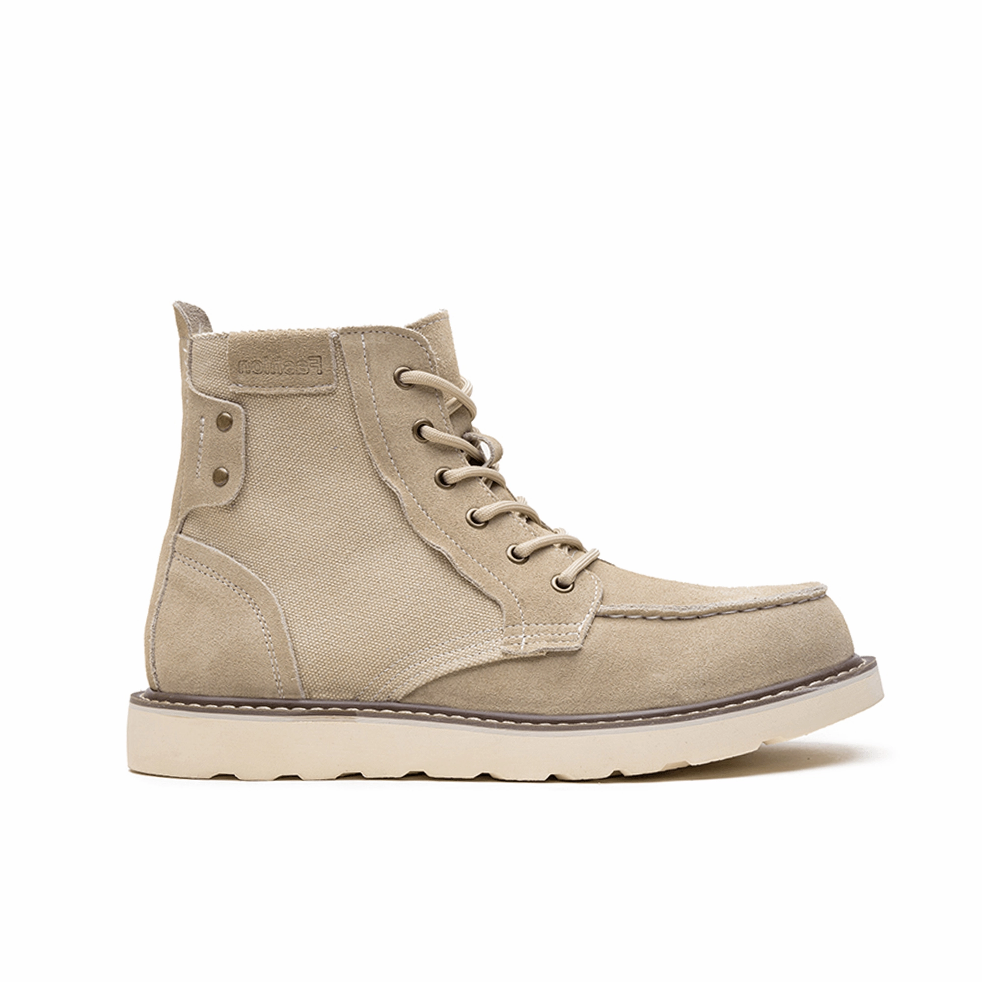 Men's 6" Moc-Toe Wedge Boots - Heritage Suede | C003 Made In America Work Boots