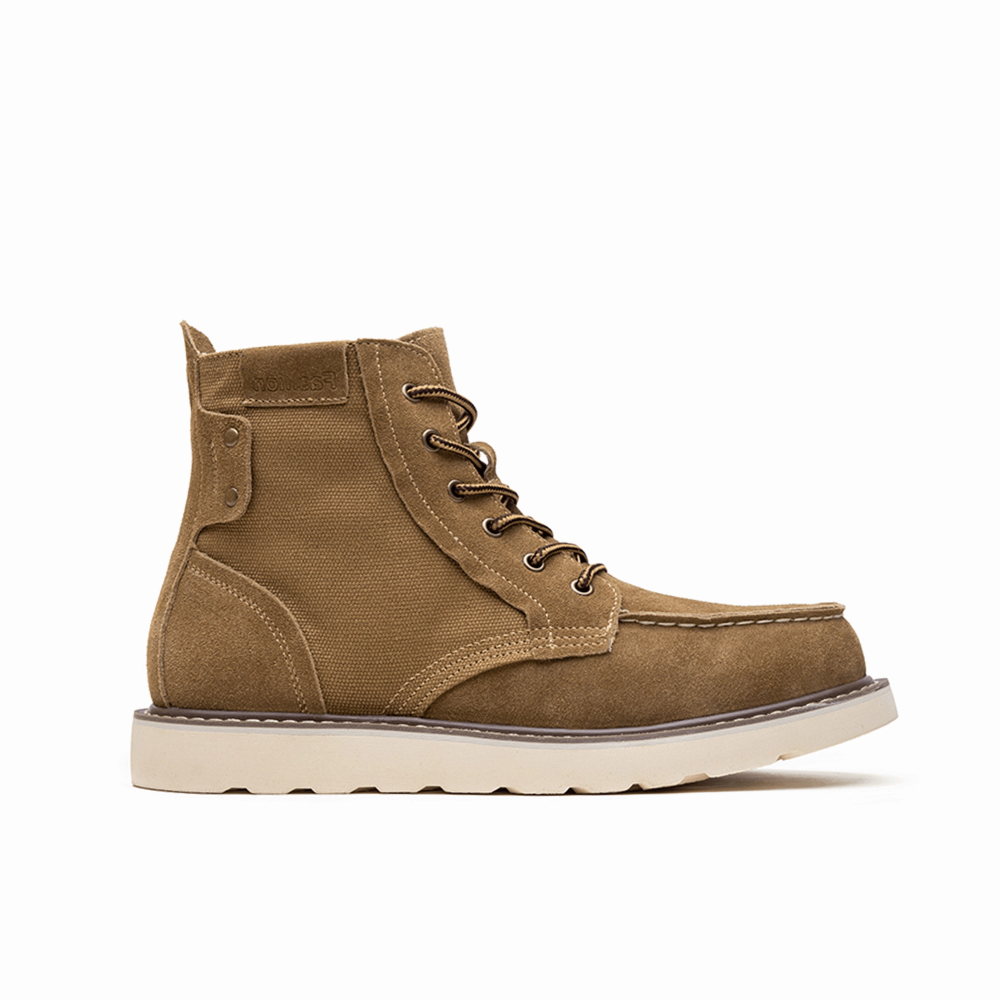 Best Work Boots For Tradesmen Men's 6" Moc-Toe Wedge Boots - Heritage Suede | C003